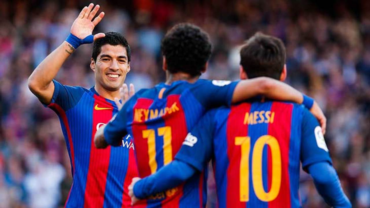 Suarez transféré, Messi cartonne la direction blaugrana — Barça Suarez transféré, Messi cartonne la direction blaugrana — Barça