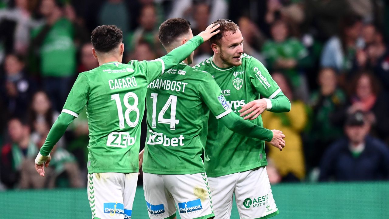 Carton Clac (support) ASSE - Nantes - Fin Des Matchs Allers Décembre