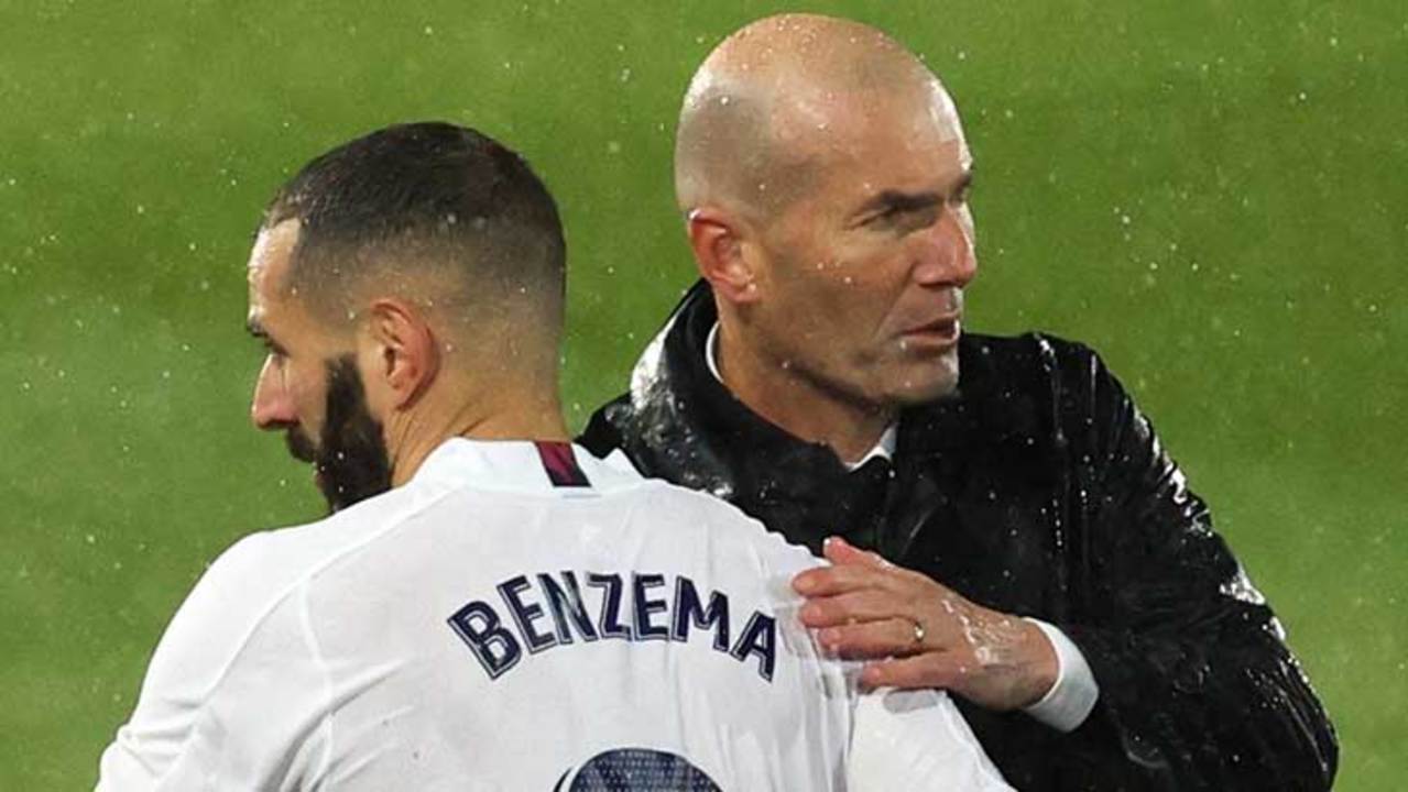 benzema-zidane-pluie