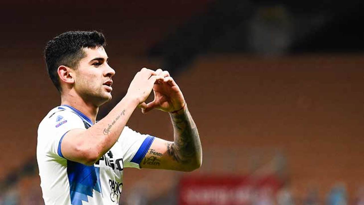 cristian-romero-atalanta-cemebration