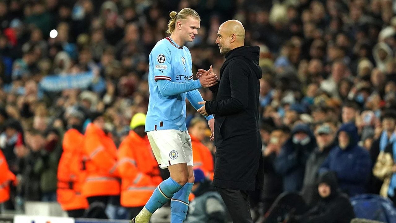 Haaland révèle ce qu'il a dit à Guardiola après son remplacement