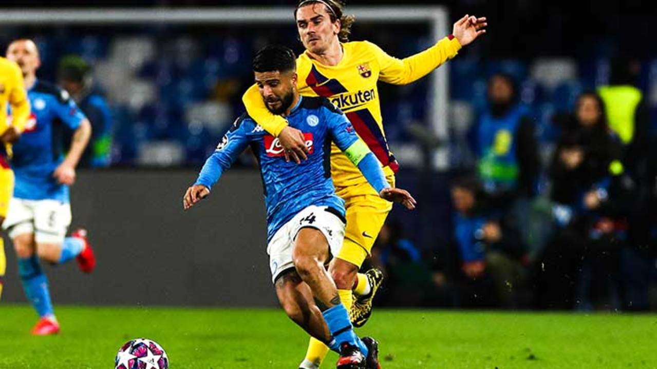 Insigne Griezmann Naples Barça