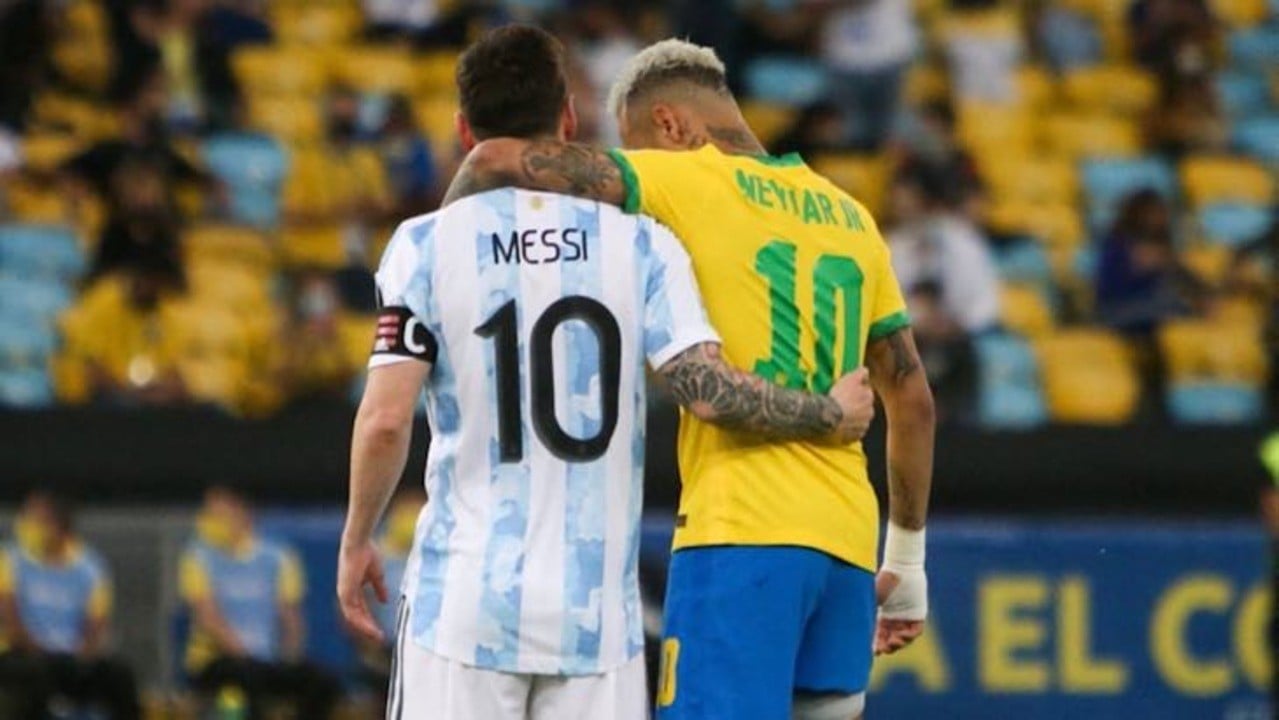 Neymar Messi argentine Brésil