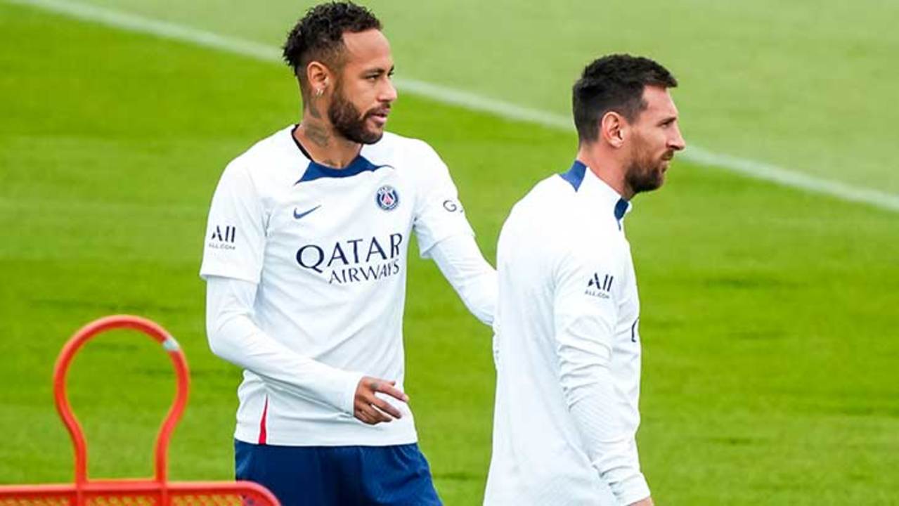 messi-neymar-psg-training