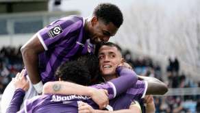 Costa, Sierro et Aboukhlal fêtent le but du TFC face à Clermont