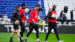 Échauffement gardiens de but Rennes