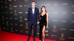 Emiliano Martinez lors de la cérémonie du Ballon d'or 2023