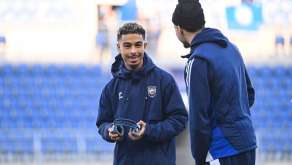 Gessime Yassine lors de Dunkerque - Strasbourg