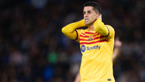 João Cancelo en match avec le FC Barcelone