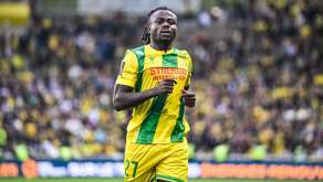 Moses Simon sous les couleurs du FC Nantes