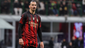Zlatan Ibrahimovic avec l'AC Milan en 2023
