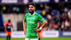 Zuriko Davitashvili lors de ASSE - Montpellier