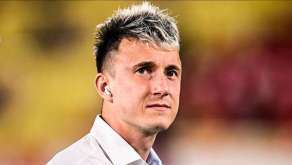 Aleksandr Golovin, pensif, avant un match avec l'AS Monaco.