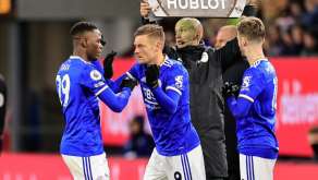 Patson Daka et Jamie Vardy