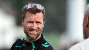 Eirik Horneland en préparation avec l'AS Saint-Etienne