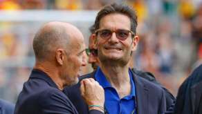 Joseph Oughourlian, le boss du RC Lens, ici tout sourire.