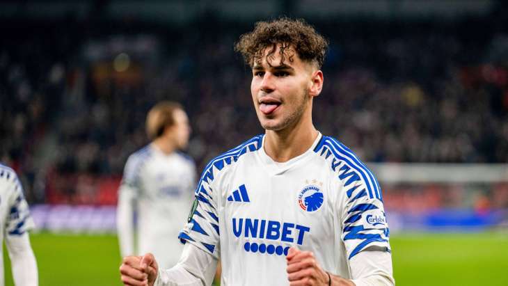 Amin Chiakha avec le Copenhague FC