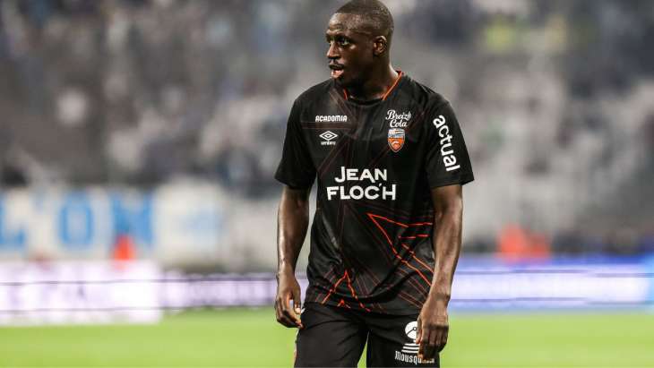 Benjamin Mendy sur le terrain lors d'OM-Lorient