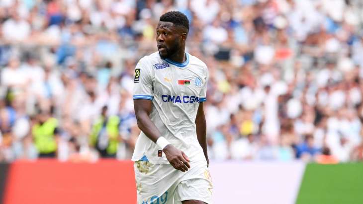 Chancel Mbemba sur le terrain avec l'OM