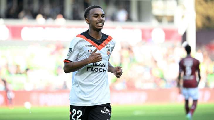Eli Kroupi Junior avec le FC Lorient