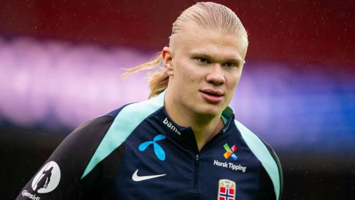 Erling Haaland avec la sélection norvégienne
