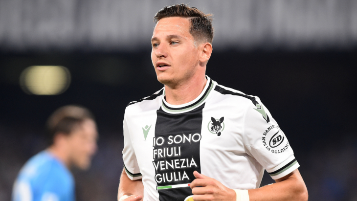 Florian Thauvin avec l'Udinese