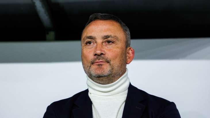 Franck Haise sur le banc de l'OGC Nice