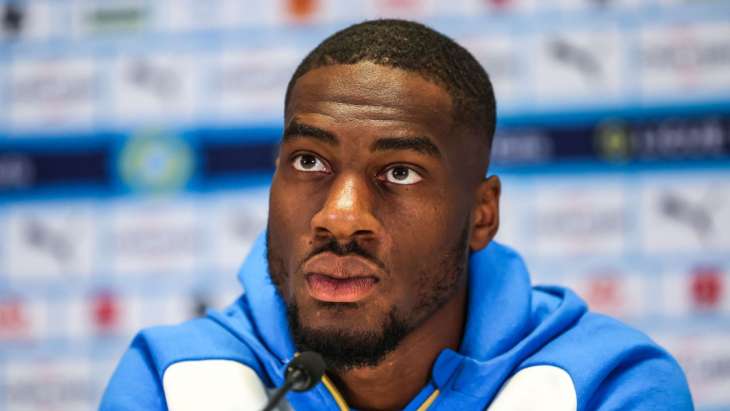 Geoffrey Kondogbia (OM) en conférence de presse