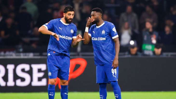 Gigot et Mbemba en pleine discussion OM