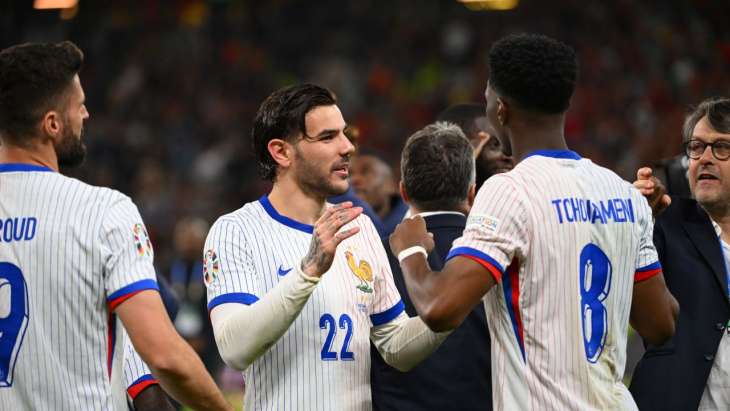 Giroud, Hernandez, Tchouaméni (équipe de France)