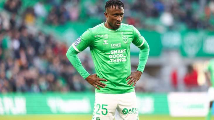 Ibrahima Wadji concentré avec l'ASSE