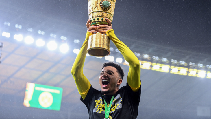 Jadon Sancho avec Dortmund