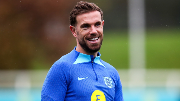 Jordan Henderson avec l'Angleterre