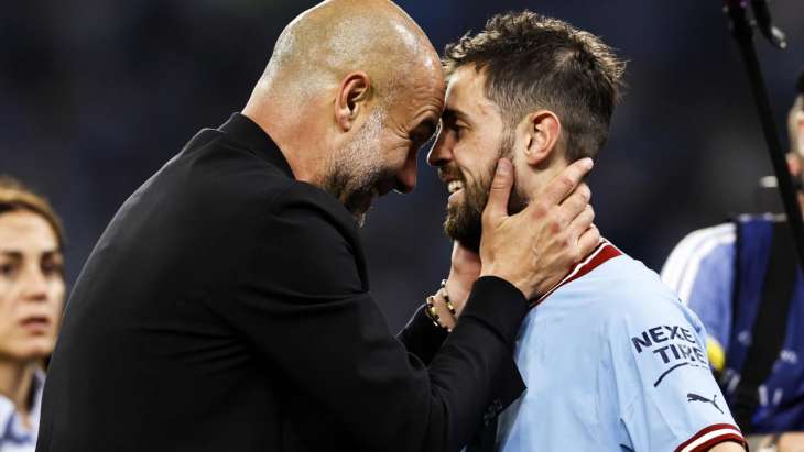 Josep Guardiola Bernardo Silva Manchester City