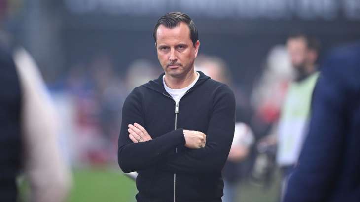 Julien Stéphan sur le banc du Stade Rennais