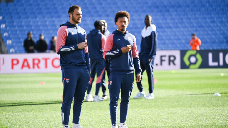 Lucas Perri et Adryelson avec l'OL.