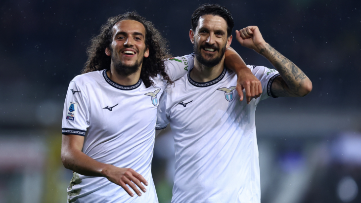 Mattéo Guendouzi et Luis Alberto avec la Lazio