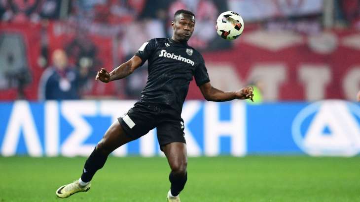Mady Camara lors de PAOK-Olympiakos