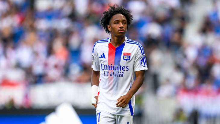 Malick Fofana avec l'Olympique Lyonnais
