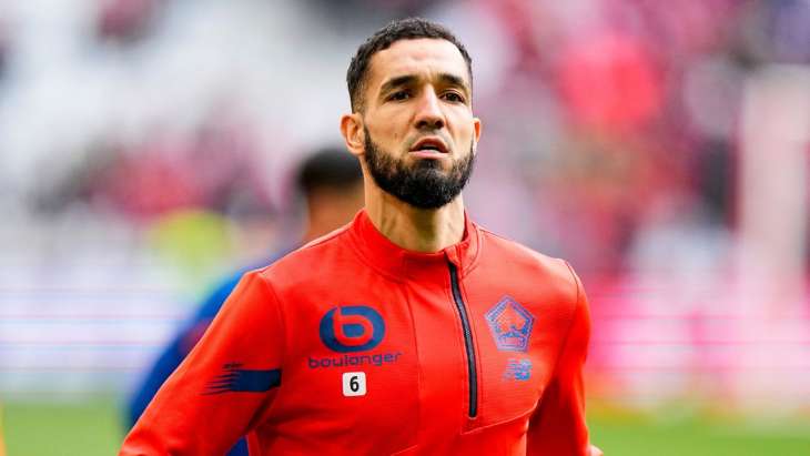 Nabil Bentaleb à l'entrainement avec le LOSC