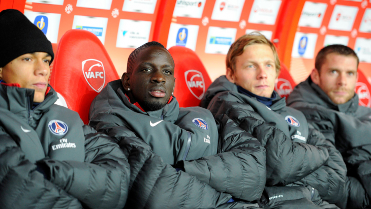 Sylvain Armand sur le banc du PSG
