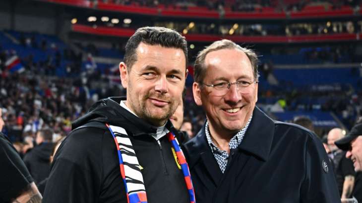 Pierre Sage, John Textor heureux à l'OL