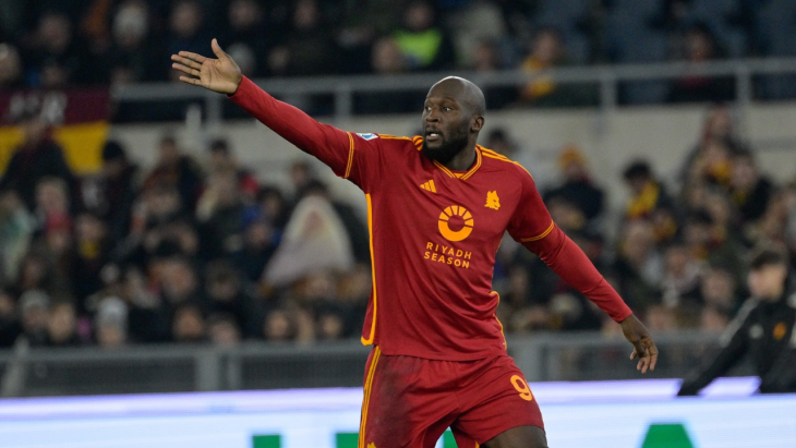 Romelu Lukaku avec l'AS Roma