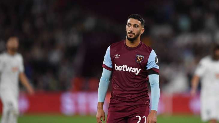 Saïd Benrahma, en contact avec l'OL