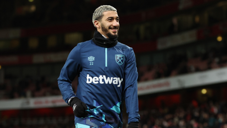 Saïd Benrahma avec West Ham