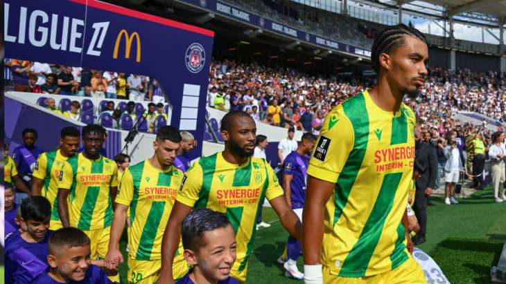 TFC - Nantes; entrée des joueurs