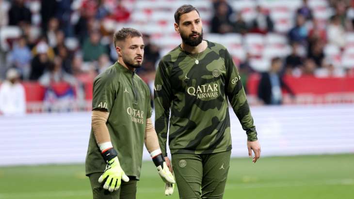 Tenas et Donnarumma cote à cote à l'entrainement