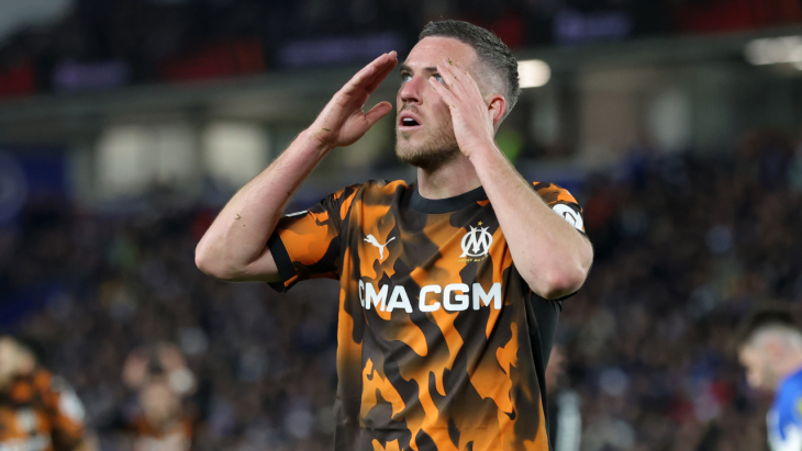 Jordan Veretout avec l'OM