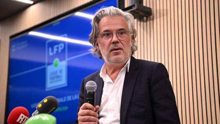 Vincent Labrune, micro en main