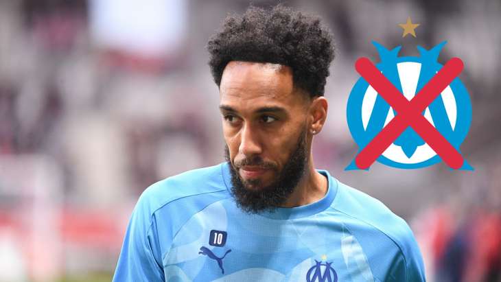 Aubameyang lors de OM-Reims